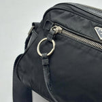 Load image into Gallery viewer, Prada Nylon Camera/Shoulder Bag Black (Pre-owned)
