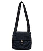 Load image into Gallery viewer, Prada Black Nylon Buckle Flap Messenger (Pre-owned) GHQJC3C
