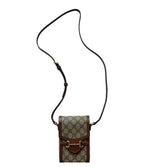 Load image into Gallery viewer, Gucci Horsebit 1955 Mini Bag GG Supreme Canvas (Like new) V3DVQXQ
