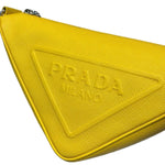Load image into Gallery viewer, Prada Saffiano Triangle Bag Sunny Yellow (Like new)
