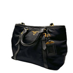 Load image into Gallery viewer, Prada Black Tessuto Tote Bag (Like new)
