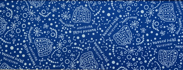 Yayoi Kusama's "Naoshima" Pumpkin Blue Framed