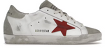 Load image into Gallery viewer, Golden Goose Super-Star White Grey Red (Women's)
