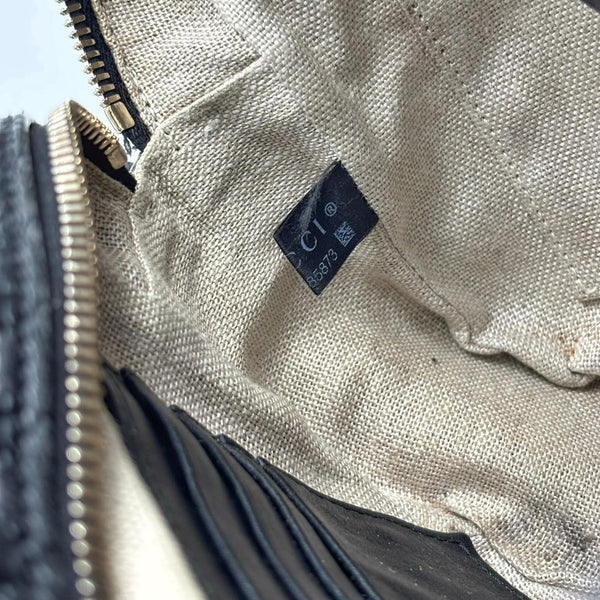 Gucci Microguccissima Mini Bree Messenger Bag Black (Pre-owned) 9H6T8KC