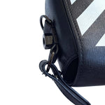 Load image into Gallery viewer, Off-White Binder Clip Bag Diag Mini Black White Yellow (Like new)
