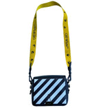 Load image into Gallery viewer, Off-White Binder Clip Bag Diag Mini Black White Yellow (Like new)
