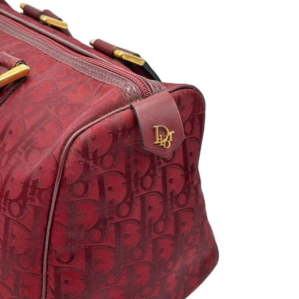 Christian Dior 1990-2000 Diorissimo Trotter Canvas Boston Bag (Pre-owned) 9JTRCH6