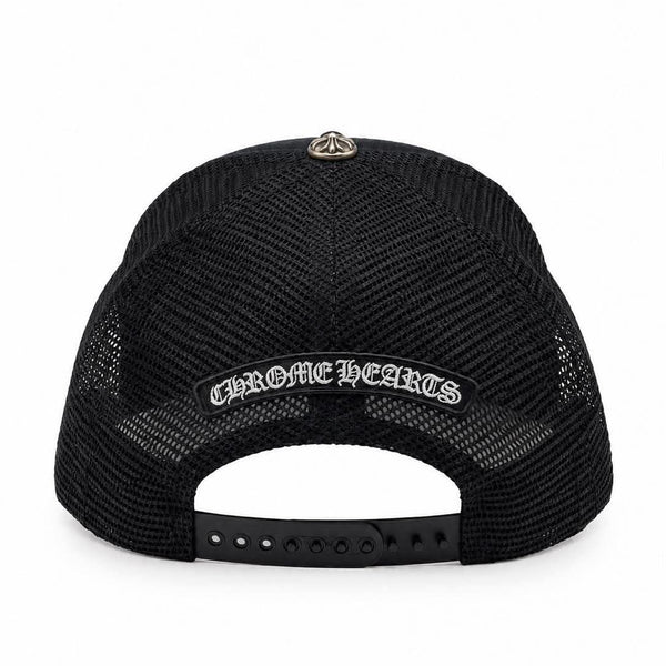 Chrome Hearts Cemetery Trucker Hat Black/Red