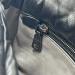 Load image into Gallery viewer, Prada Black Nappa Bomber Leather Flap Bag (Like new) YMJX29G
