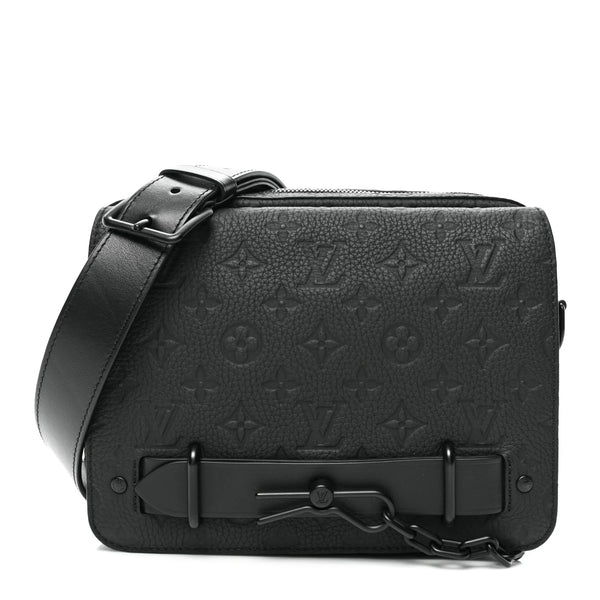 Louis Vuitton Taurillon Monogram Steamer Messenger Black (Like new)