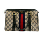 Load image into Gallery viewer, Gucci Boston Handbag GG monogram Canvas Leather (Pre-owned) KT4KWC3
