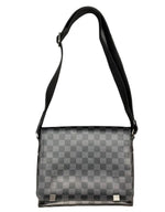 Load image into Gallery viewer, Louis Vuitton Damier Graphite Canvas District MM Messenger Bag (Like new) CA2168
