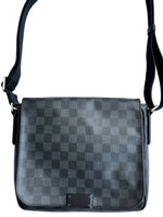 Load image into Gallery viewer, Louis Vuitton Damier Graphite District Messenger Bag PM (Pre-owned) D8TBJDW
