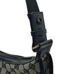 Load image into Gallery viewer, Gucci GG Canvas Hobo Leather Shoulder Bag (Pre-owned) K44VJ32
