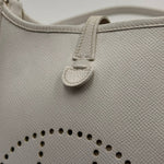 Load image into Gallery viewer, Hermès Mini Evelyne White Silver Hardware Shoulder Bag (Pre-owned) TBJQW6K

