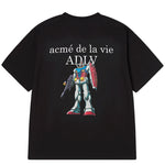 Load image into Gallery viewer, ADLV Mobile Suit Gundam Basic Logo Short Sleeve T-shirt Black
