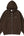 ADLV Basic Logo Napping Hoodie Zip Up Dark Brown Regular