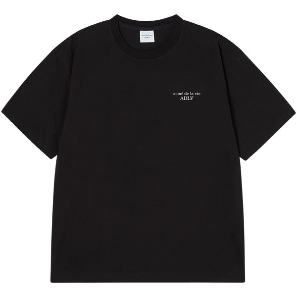 ADLV Basic Logo Short Sleeve T-shirt Black