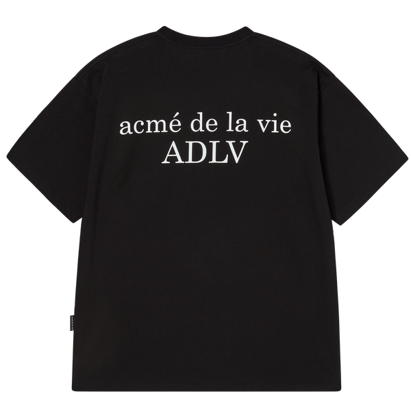 ADLV AC Bear Baby Face Jewelry Short Sleeve T-shirt Black