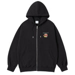 Load image into Gallery viewer, ADLV AC Bear Donut Baby Face Hoodie Zip Up Black
