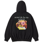 Load image into Gallery viewer, ADLV AC Bear Donut Baby Face Hoodie Zip Up Black

