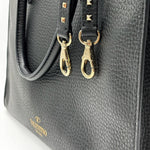 Load image into Gallery viewer, Valentino Garavani Rock Studs Shoulder Tote Bag (Like new) K387J6G
