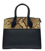Load image into Gallery viewer, Louis Vuitton  Python/Leather City Streamer MM Noir (Like new) CMTJ609
