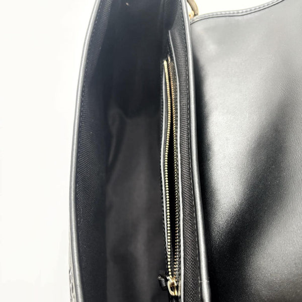 Gucci GG Calfskin Embossed Emblem Arabella Bag Black (26BV87QM)