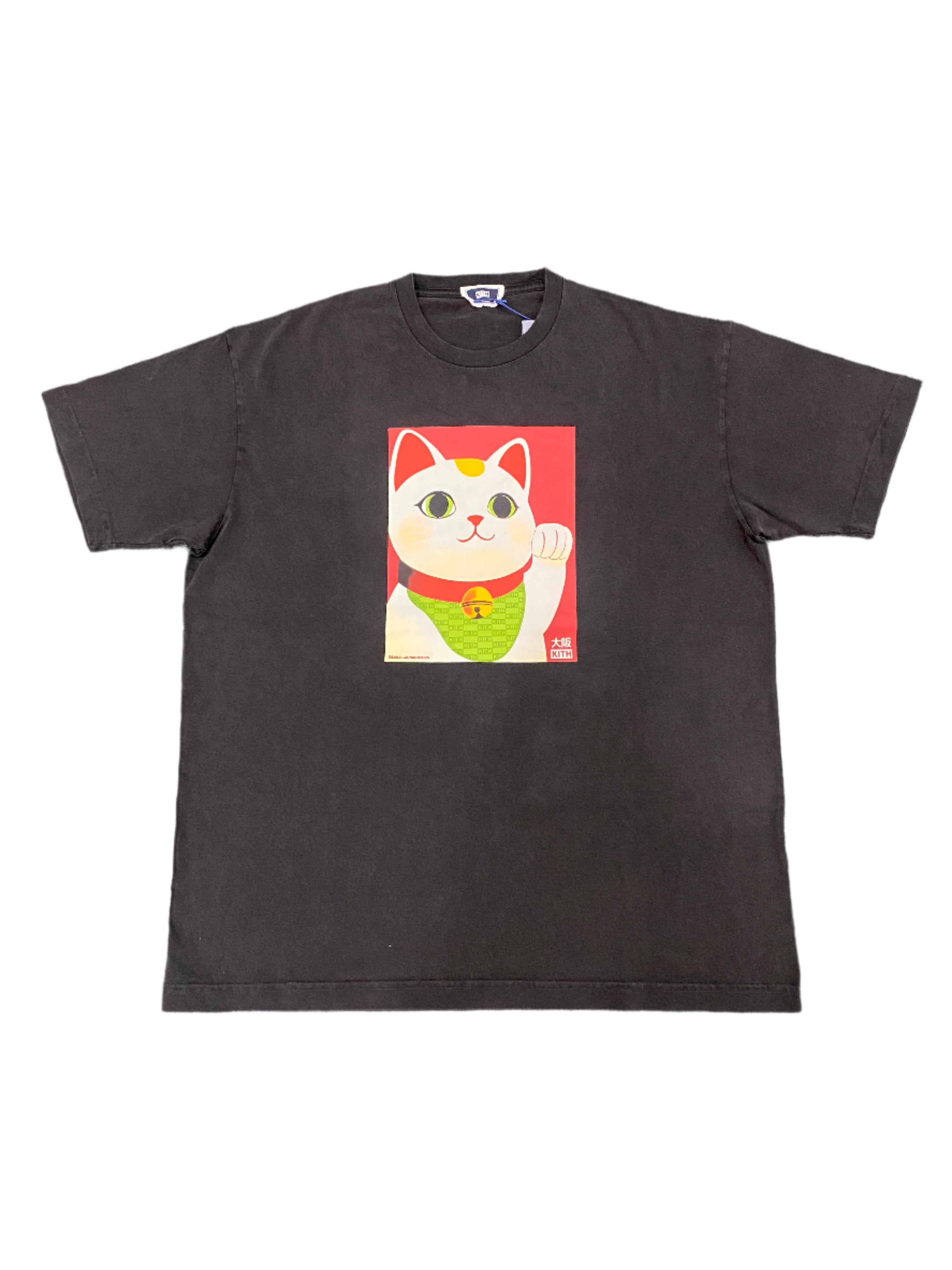 新品未使用　KITH Osaka Tee まねき猫　大阪限定 生成　サイズS Kith Osaka Maneki Neko VI Tee – shoegamemanila