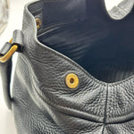 Load image into Gallery viewer, Prada Black Vitello Daino Leather Tote Bag (Pre-owned) 43RRTJC
