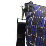 Load image into Gallery viewer, Prada Blue Tessuto Stampato Satchel Pony Style (Like new) RMVTHW4
