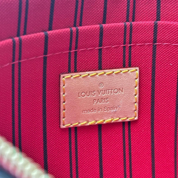 Louis Vuitton Monogram Canvas Neverfull PM Pochette Zippered Clutch Bag W/O Strap (Bnew) TR8RY46