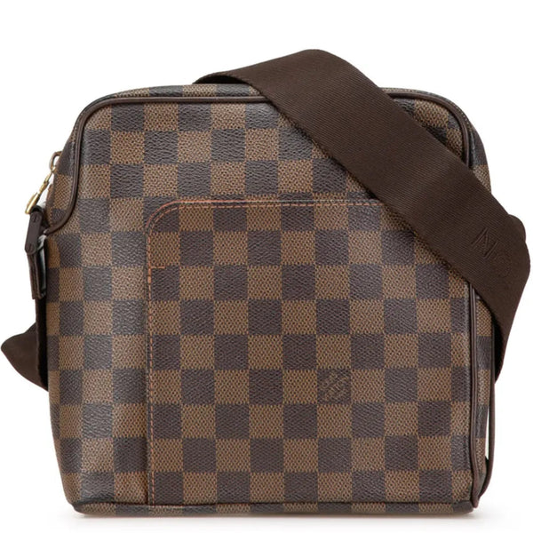 Louis Vuitton Pre-Owned Damier Ebène Olav PM shoulder bag (2005) "Like New”