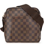 Load image into Gallery viewer, Louis Vuitton Pre-Owned Damier Ebène Olav PM shoulder bag (2005) "Like New”
