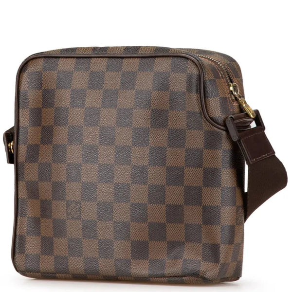 Louis Vuitton Pre-Owned Damier Ebène Olav PM shoulder bag (2005) "Like New”