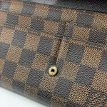 Load image into Gallery viewer, Louis Vuitton Sarah Wallet Damier Ebene Brown Monogram Canvas (Pre-owned)

