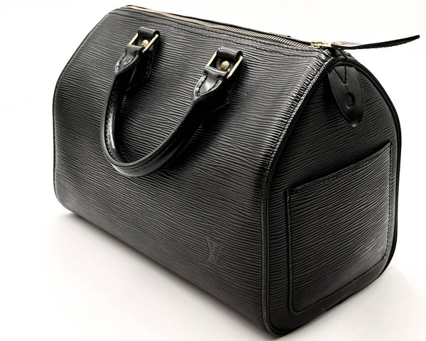 Louis Vuitton Speedy Bandouliere 25 in Black Epi Leather (Vintage)