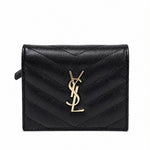Load image into Gallery viewer, Saint Laurent Grain De Poudre Matelasse Chevron Monogram (Pre-owned)
