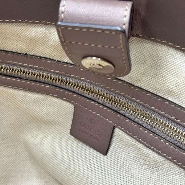 Gucci Beige/Purple GG Canvas Mayfair Tote Bag (Pre-owned) GYTJX8K