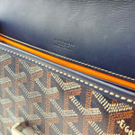 Load image into Gallery viewer, GOYARD Belvedere PM Bag Navy Blue (Like new) VK47X8B
