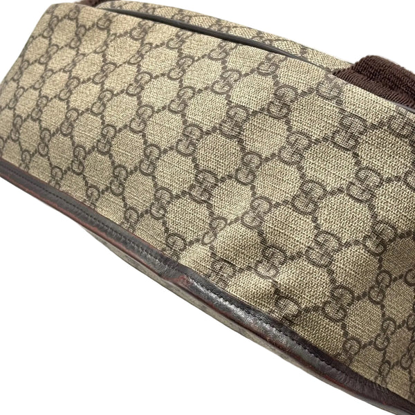 Gucci GG Brown Supreme Monogram Coated Canvas Messenger Bag (Pre-owned) 8G9DXTM
