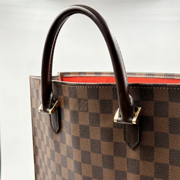 Louis Vuitton 2001 Damier Ebene Venice Sac Plat tote bag (Like new)