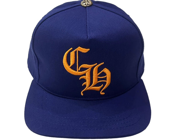 Chrome Hearts CH Silver Button Hat Blue/Yellow