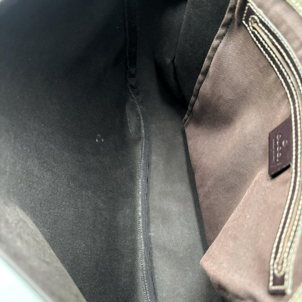 Gucci GG Brown Supreme Monogram Coated Canvas Messenger Bag (Pre-owned)