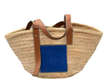 Load image into Gallery viewer, Loewe Large Raffia Basket Bag (Like new)
