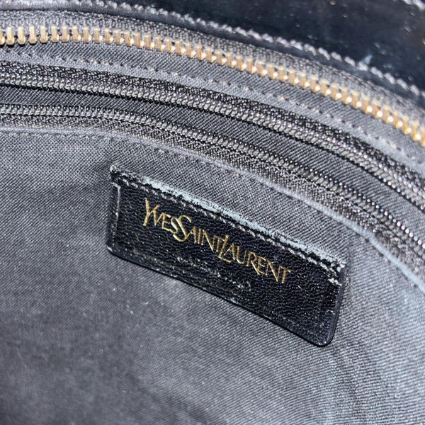 Yves Saint Laurent Black Saffiano Textured Leather Small Cabas (Pre-owned) WRDBVQ3