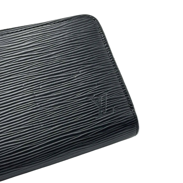 Louis Vuitton Zippy Wallet Ivory Epi Leather Black (Pre-owned)