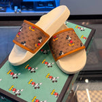 Load image into Gallery viewer, Gucci x Disney GG Mickey Slides Beige (Pre-owned)
