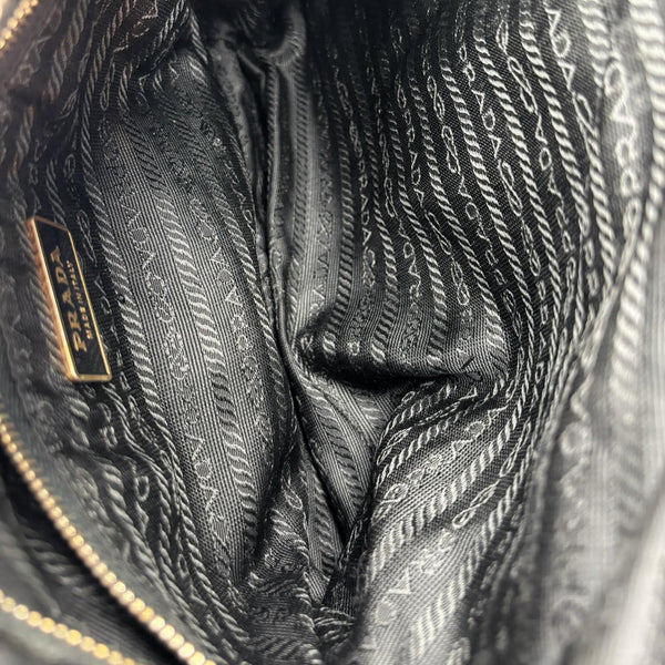 Prada Square Nylon Shoulder Bag Black (Pre-owned) G4B7T3D