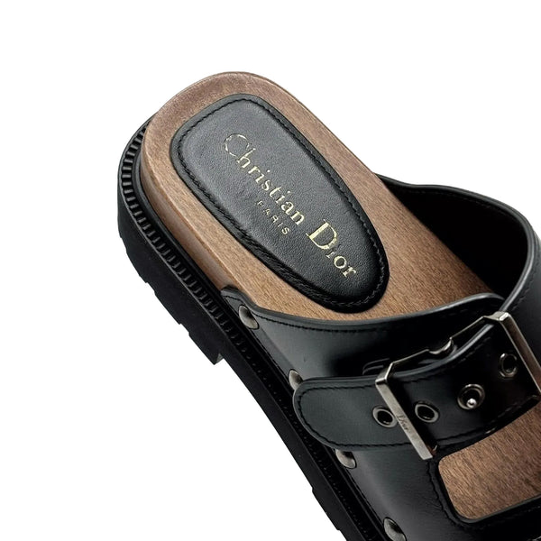 Dior Black Diorquake Sandals (Like new)